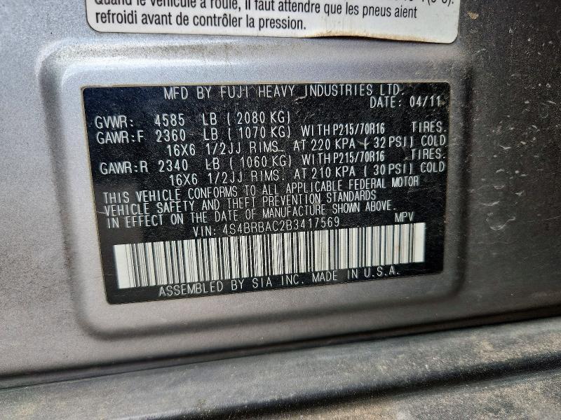 2011 Subaru Outback 2.5i