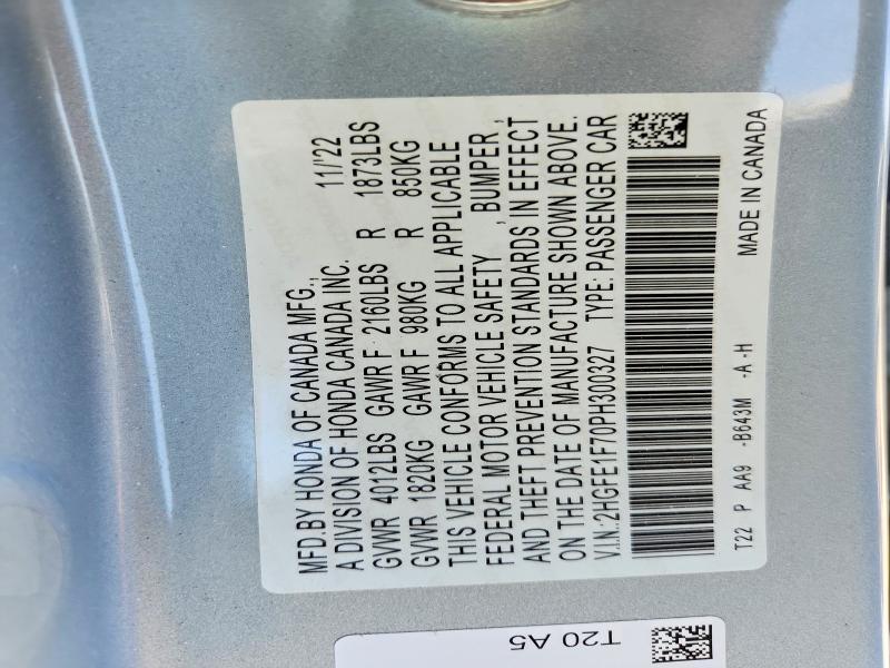 2023 Honda Civic ex