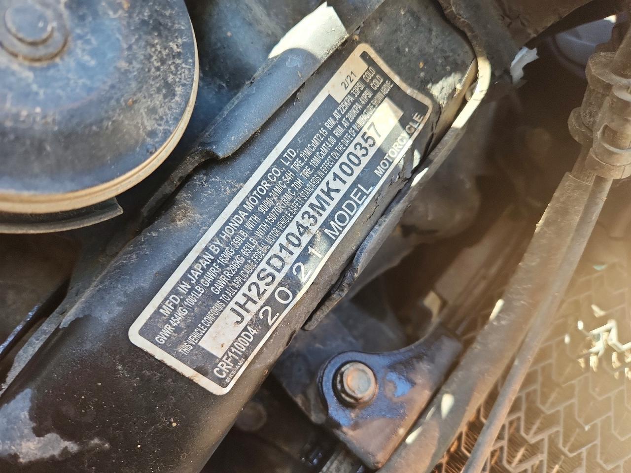 2021 Honda CRF1100 D4