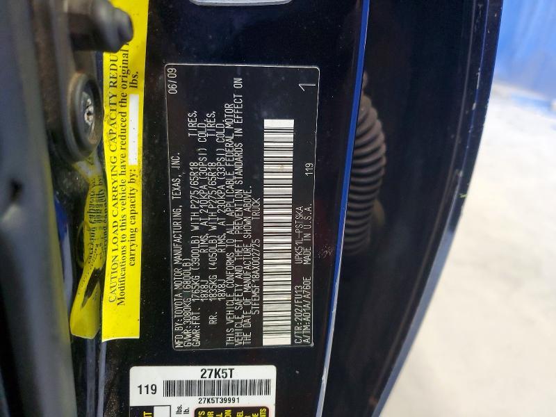 2010 Toyota Tundra Crewmax SR5