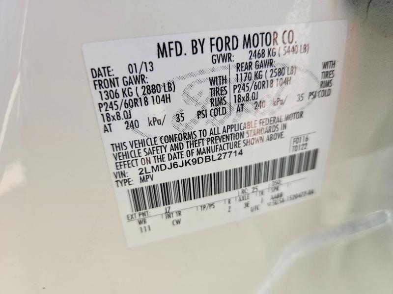 2013 Lincoln Townhouse MKX