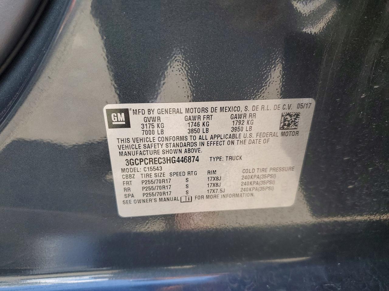 2017 Chevrolet Silverado C1500 LT