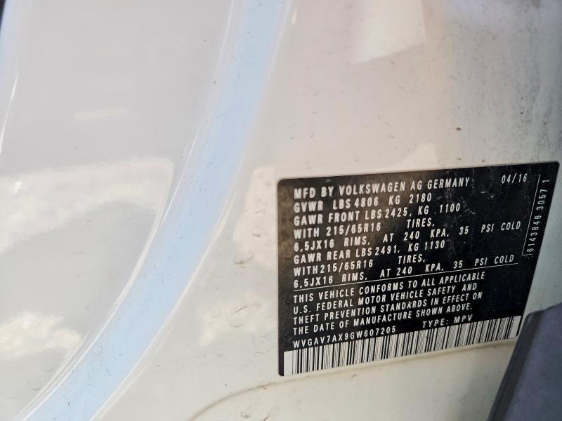 2016 Volkswagen Tiguan s