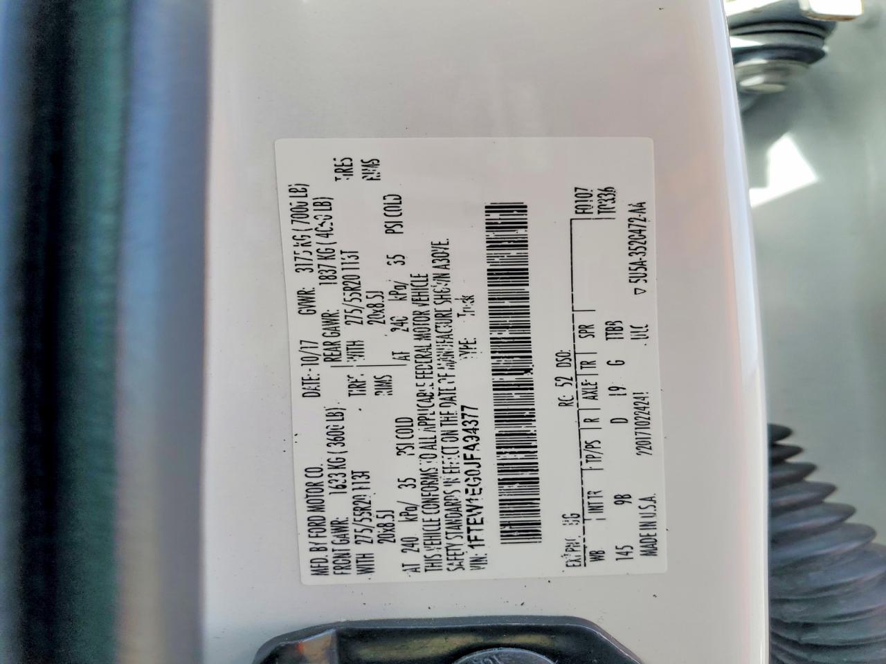 2018 Ford F150 Supercrew