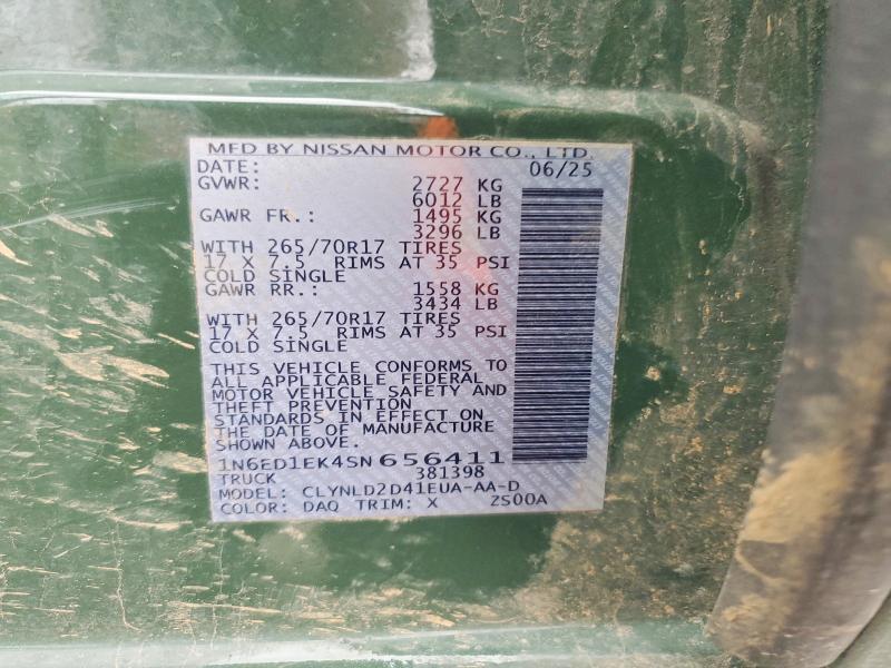 2025 Nissan Frontier PRO-4X