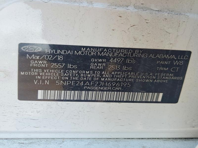 2018 Hyundai Sonata se