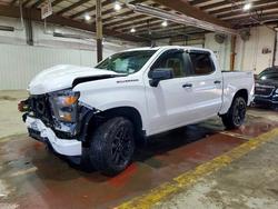 Salvage trucks for sale at Marlboro, NY auction: 2022 Chevrolet Silverado K1500 Custom