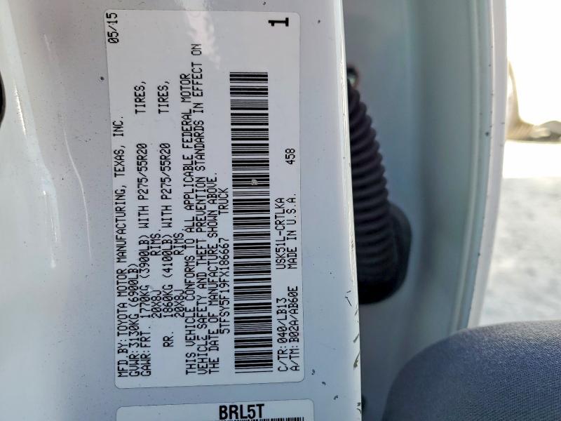 2015 Toyota Tundra Double cab Limited