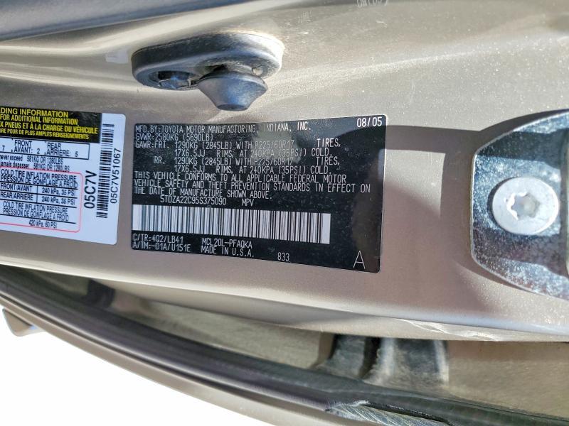 2005 Toyota Sienna xle 7 Passenger