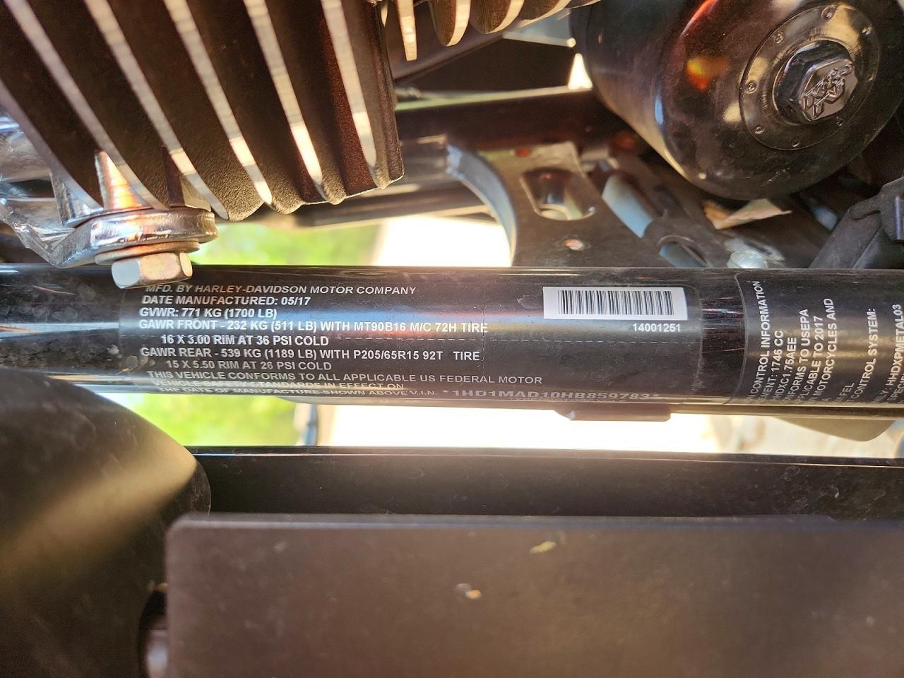 2017 Harley-Davidson Flhtcutg TRI Glide Ultra