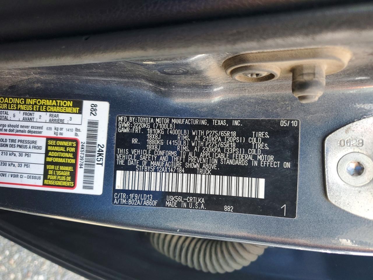 2010 Toyota Tundra Double Cab Limited