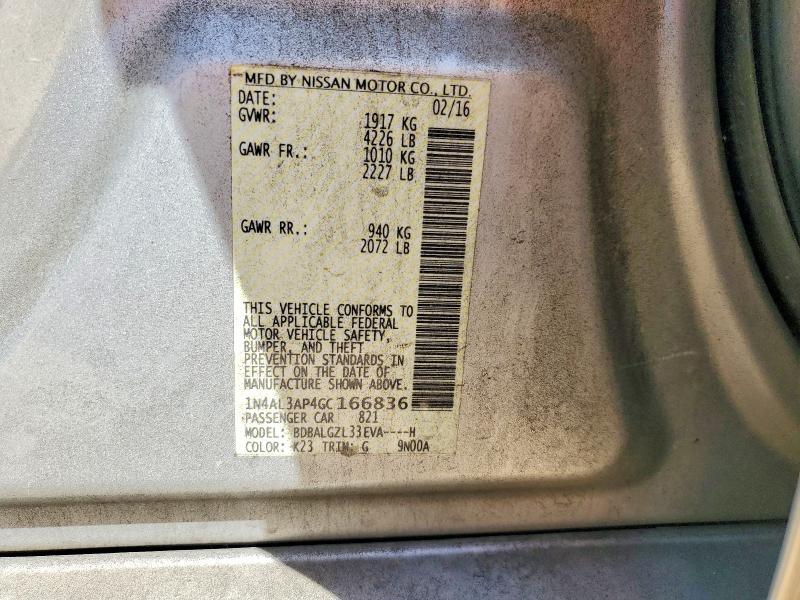 2016 Nissan Altima 2.5 s