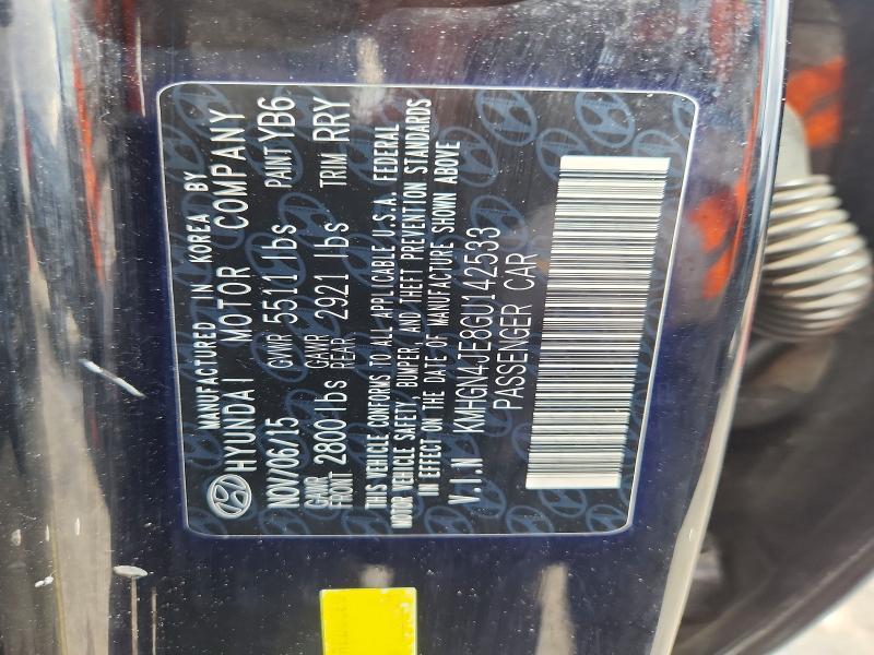 2016 Hyundai Genesis 3.8l