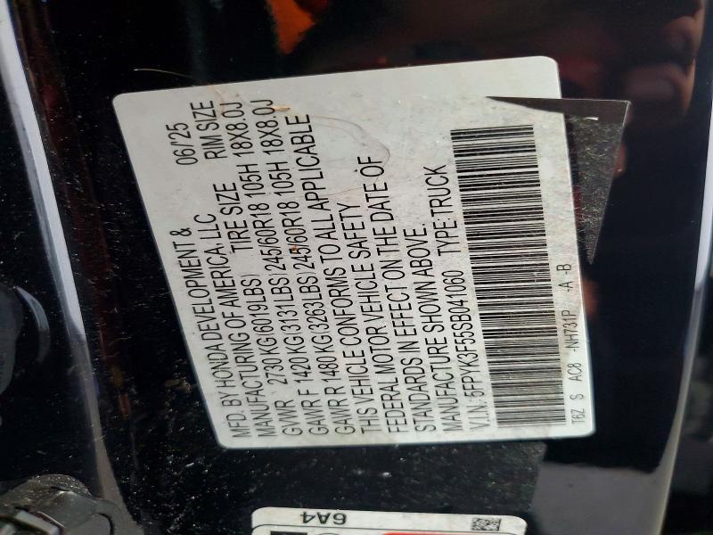 2025 Honda Ridgeline RTL