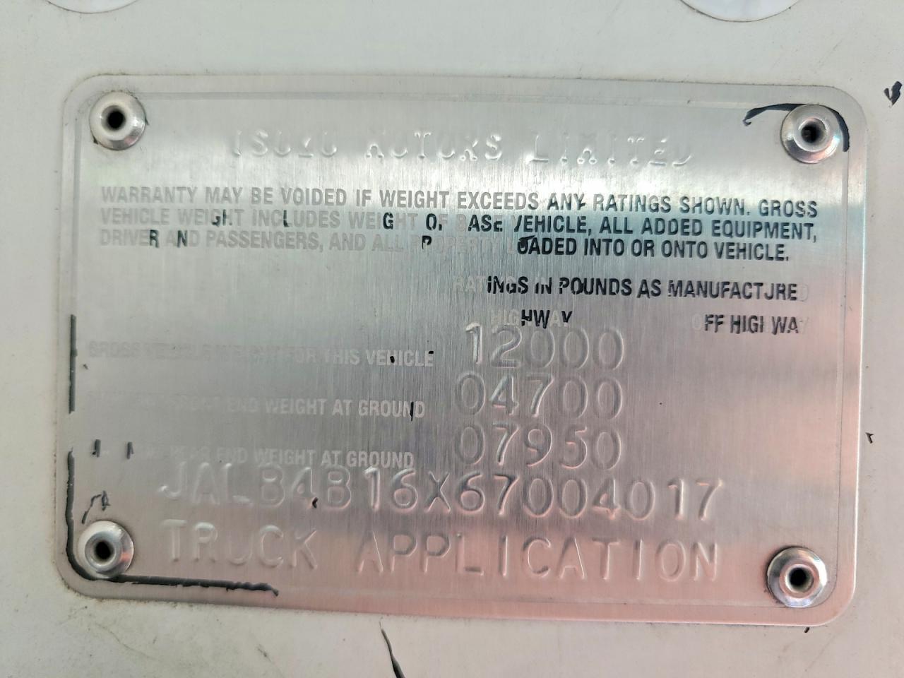 2006 Isuzu NPR BOX Truck