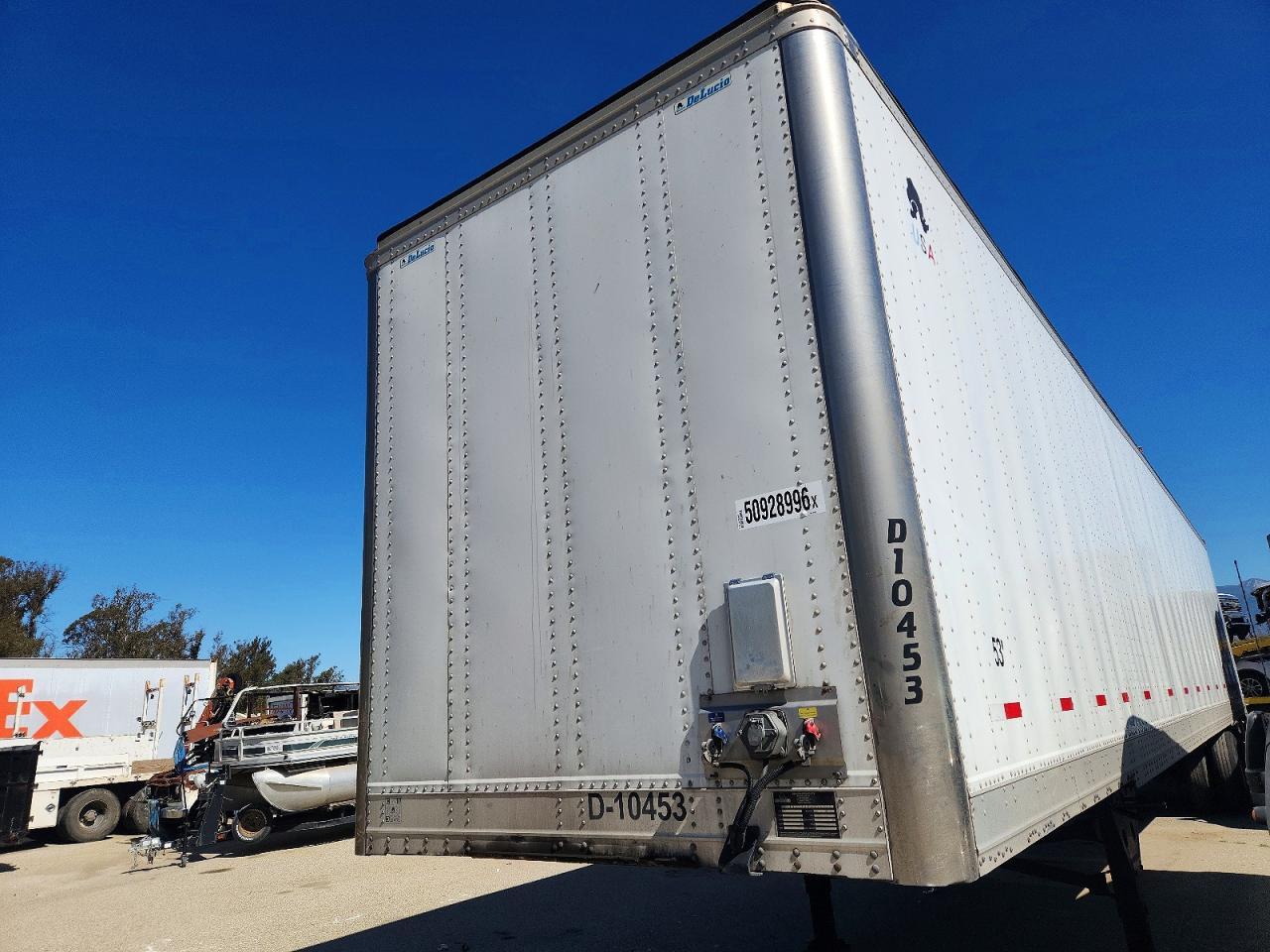 2022 De Lucio DRY Van Trailer