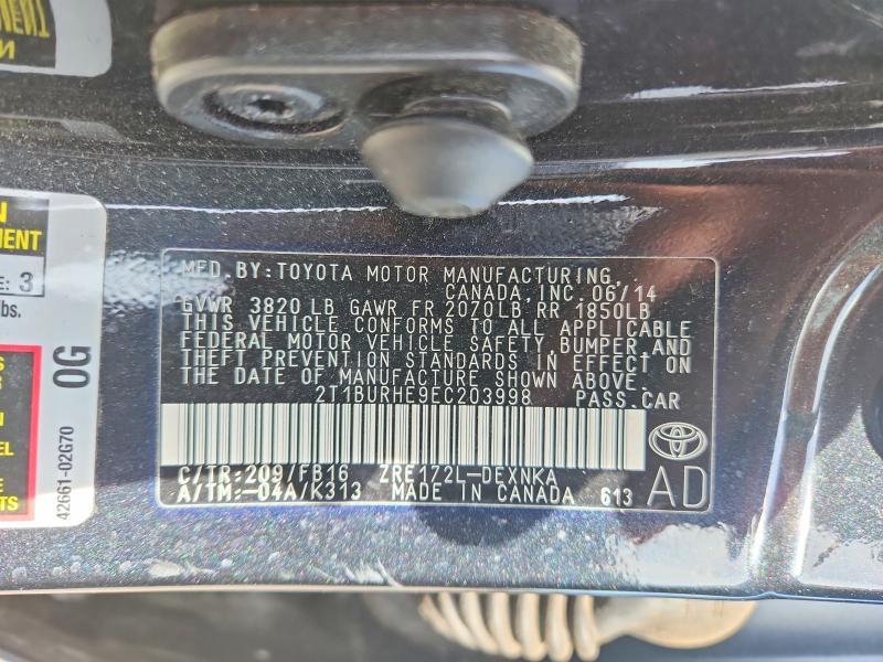 2014 Toyota Corolla le