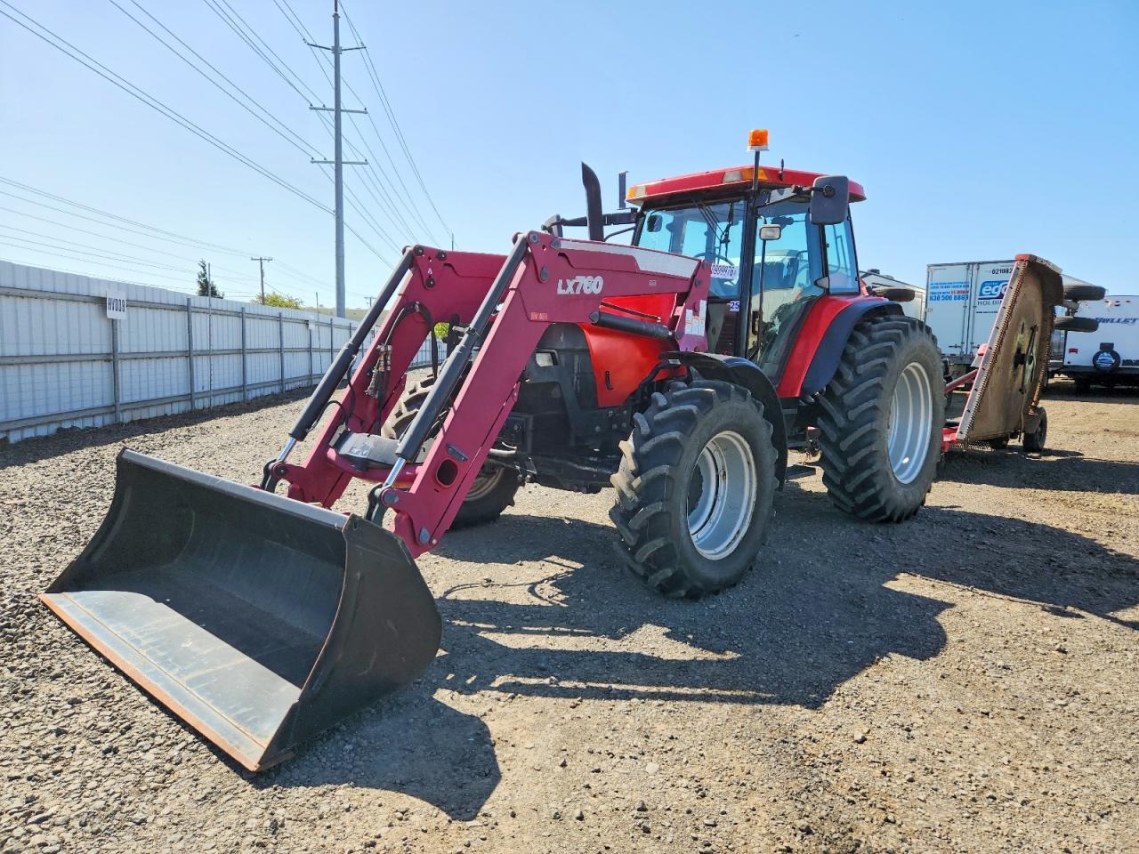 2006 Case LX760 Mfwd Tractor With A Batwing Rotary Mower