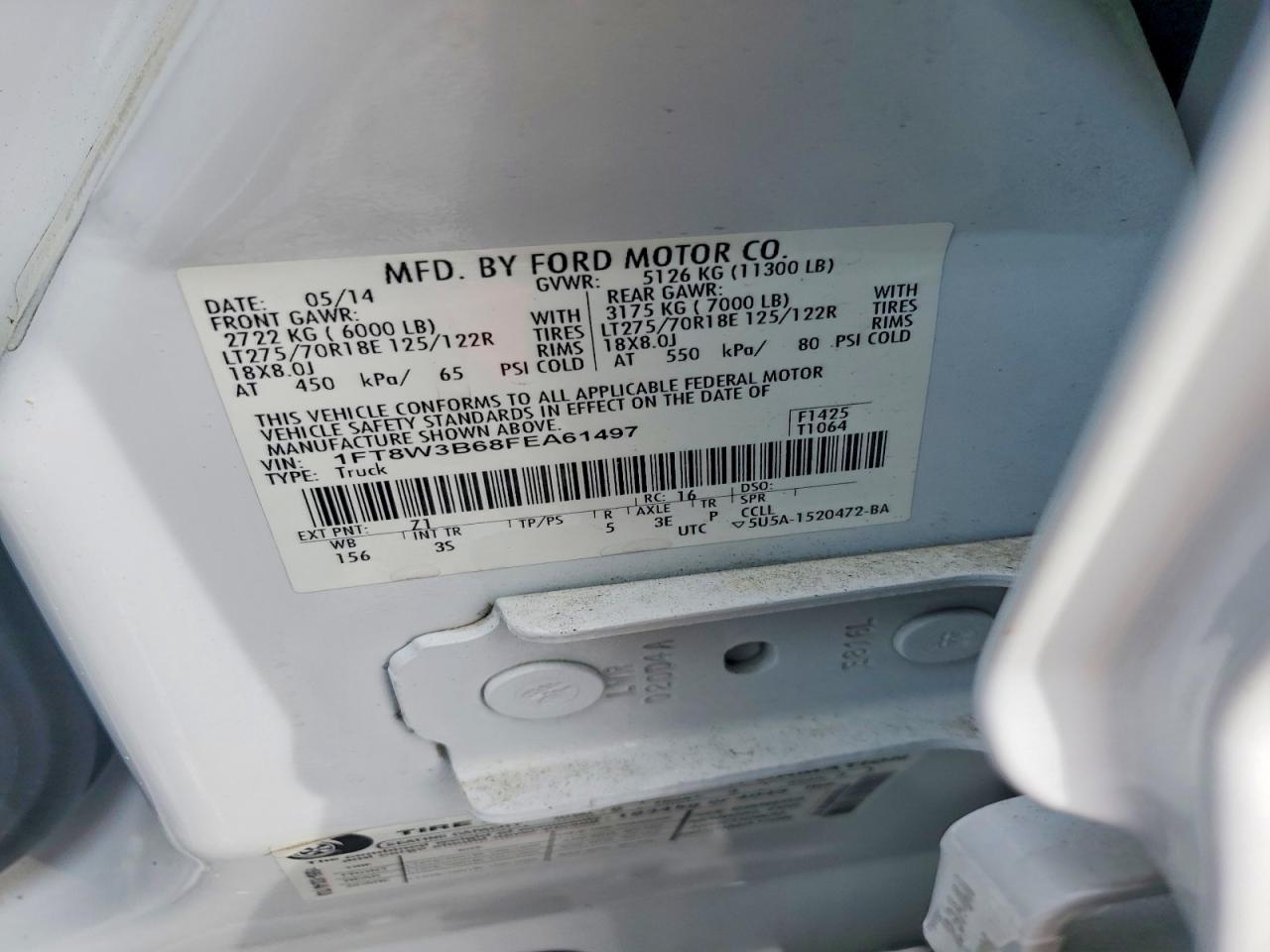 2015 Ford F350 Super Duty