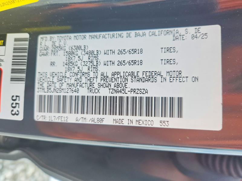 2025 Toyota Tacoma TRD Sport