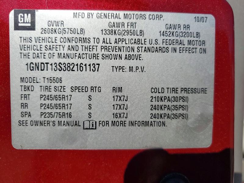 2008 Chevrolet Trailblazer ls