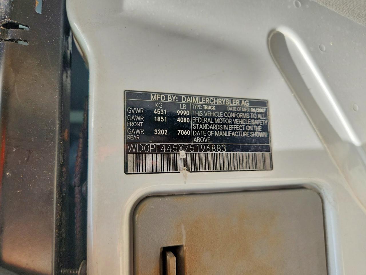 2007 Dodge Sprinter 3500