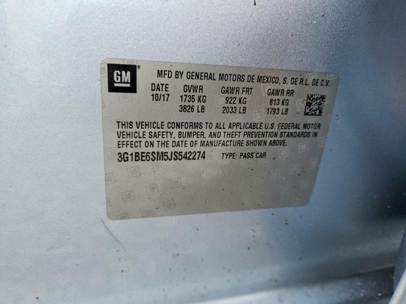 2018 Chevrolet Cruze lt