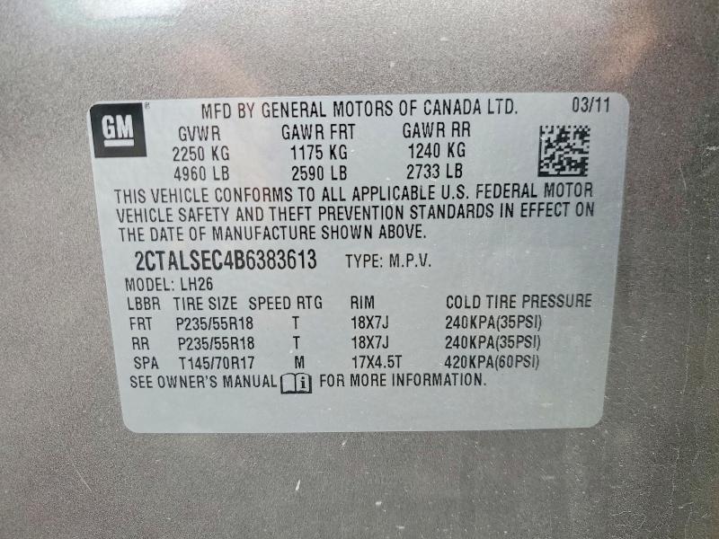 2011 GMC Terrain sle