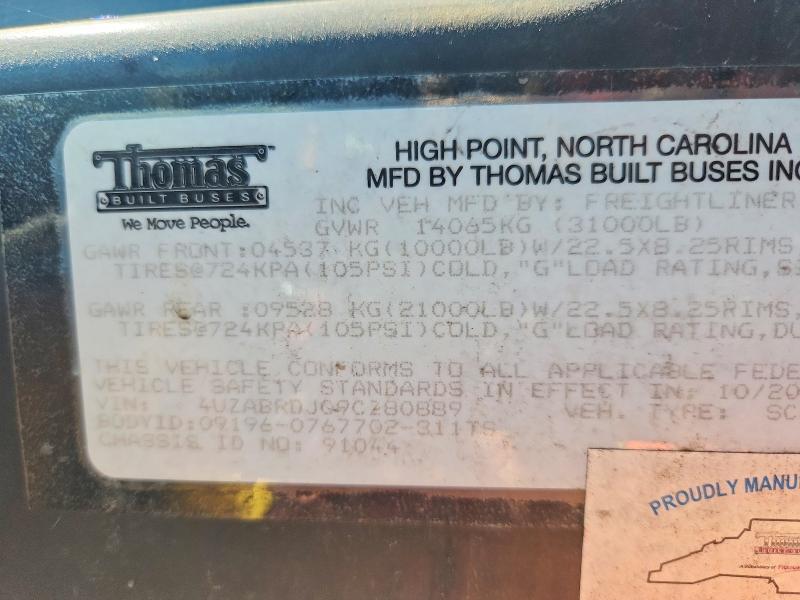 2009 Thomas SAF-T-LINER C2-School Bus