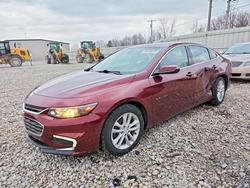 Chevrolet salvage cars for sale: 2016 Chevrolet Malibu lt