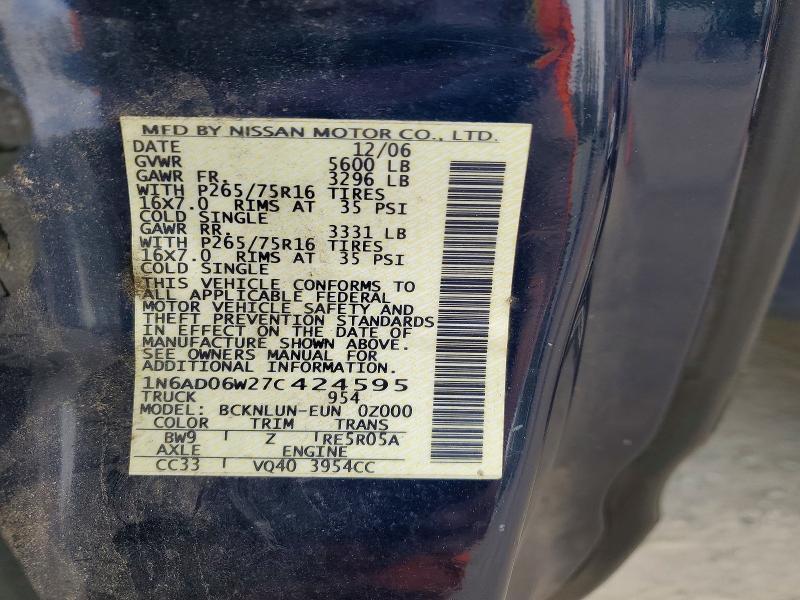 2007 Nissan Frontier se