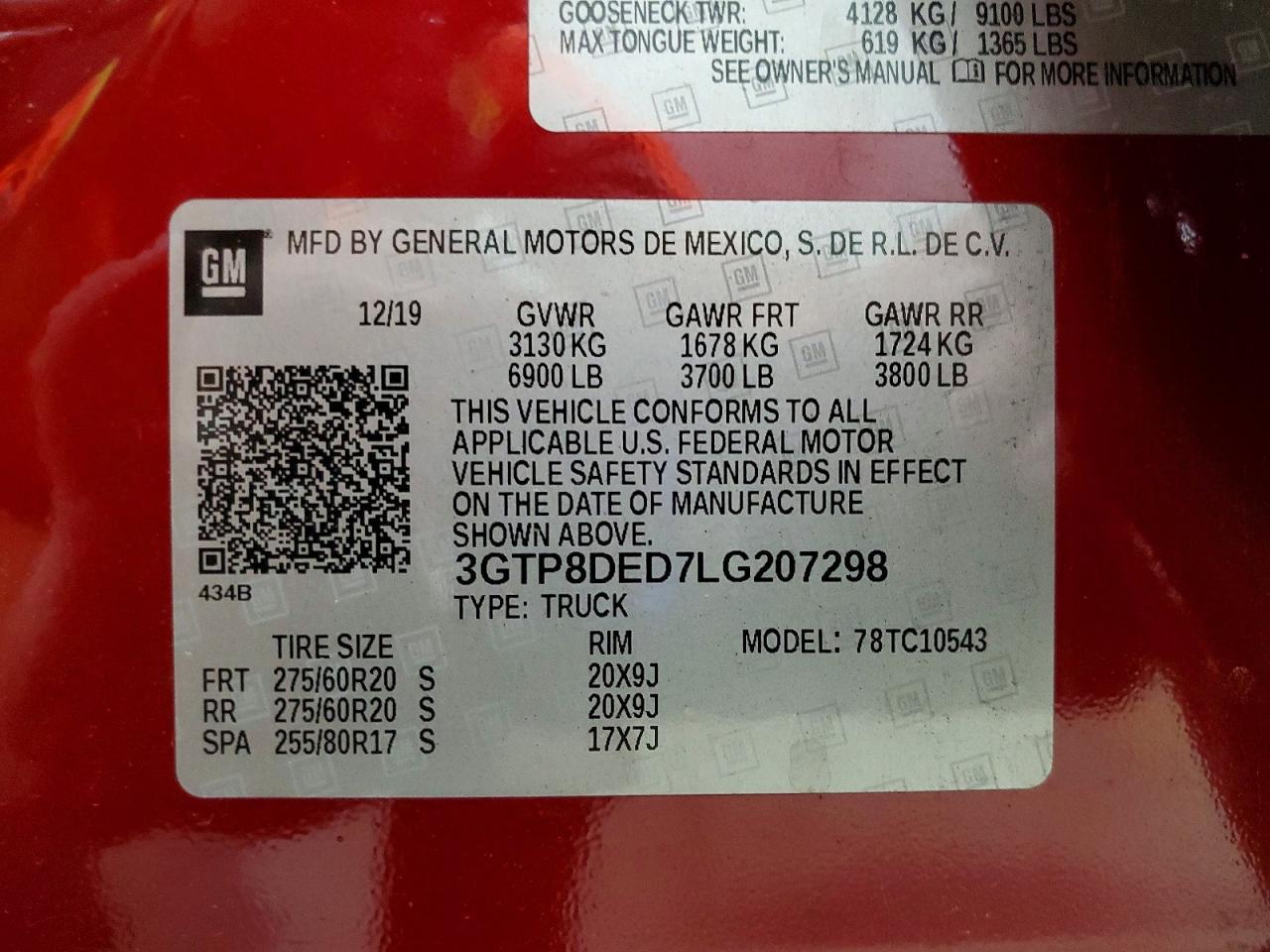 2020 GMC Sierra C1500 SLT