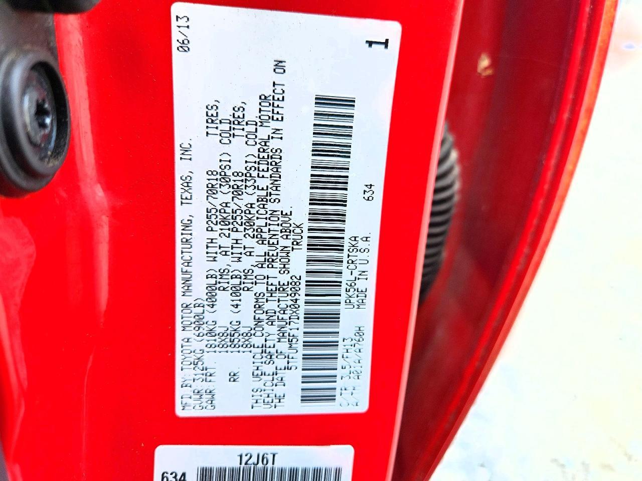 2013 Toyota Tundra Double Cab SR5