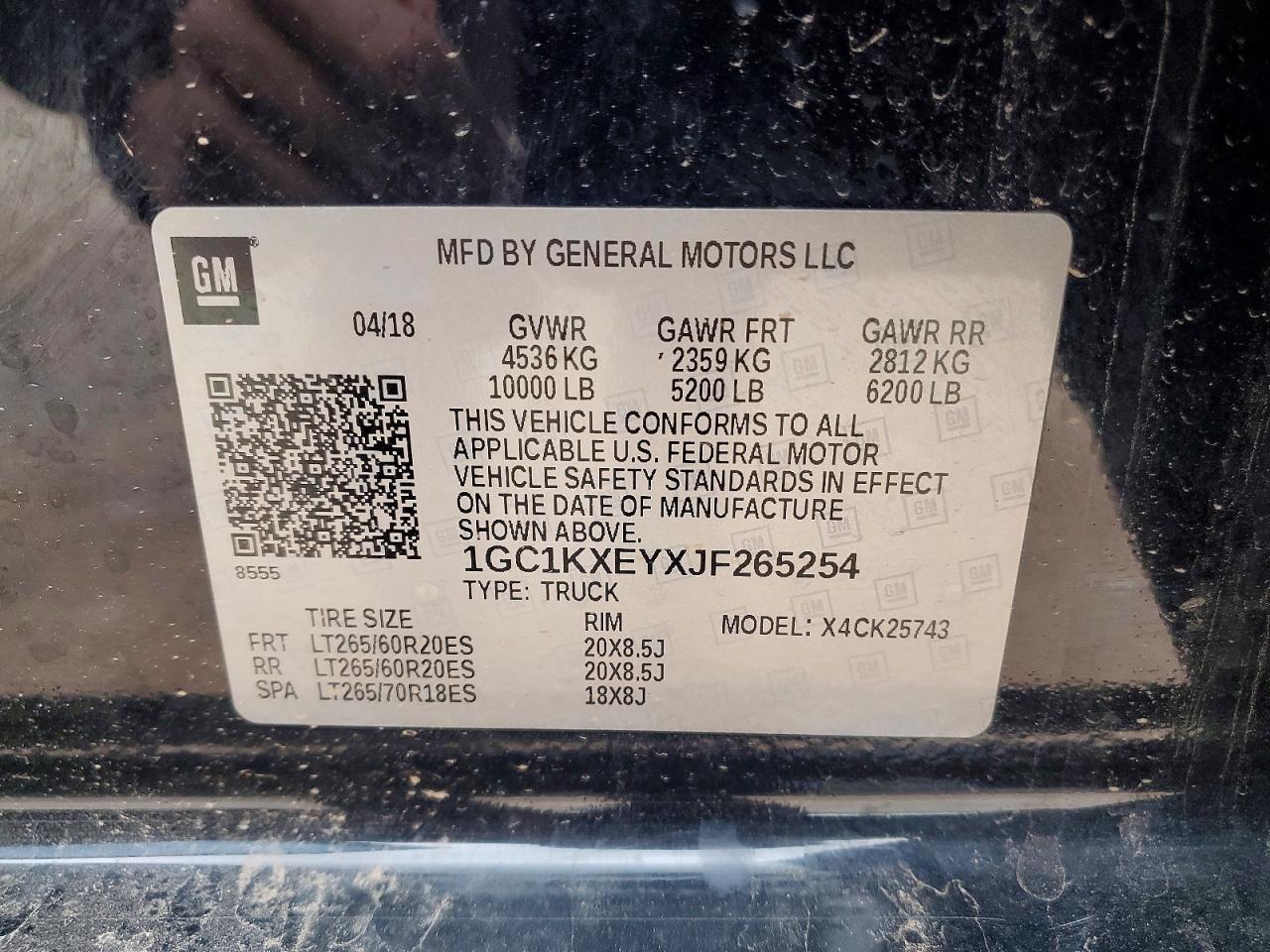 2018 Chevrolet Silverado K2500 High Country