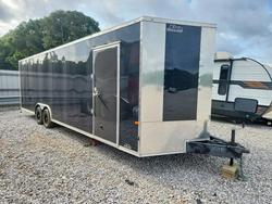 Salvage trucks for sale at Eight Mile, AL auction: 2025 Rock Solid Carg O 8.5X28CH Enclosed Cargo Trailer