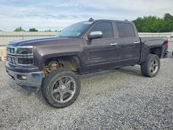Salvage trucks for sale at Sulphur, LA auction: 2015 Chevrolet Silverado K1500 LTZ