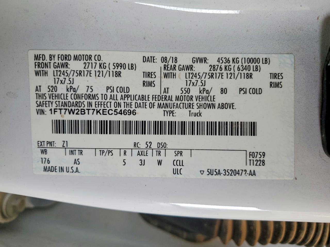 2019 Ford F250 Super Duty