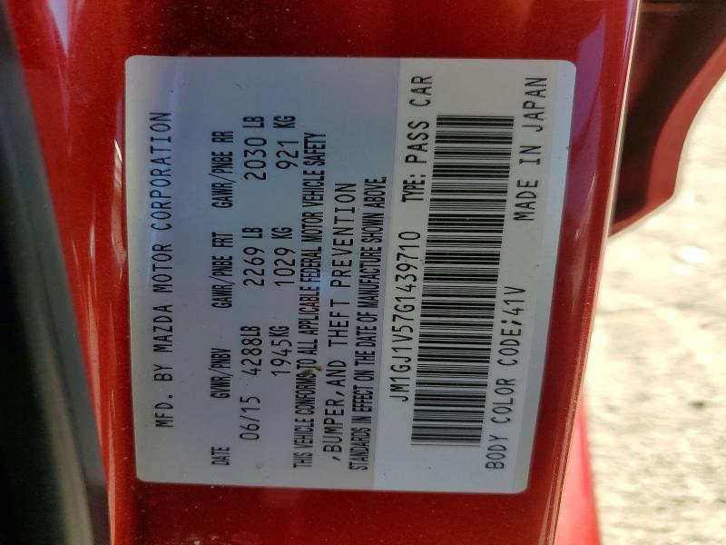 2016 Mazda 6 Touring