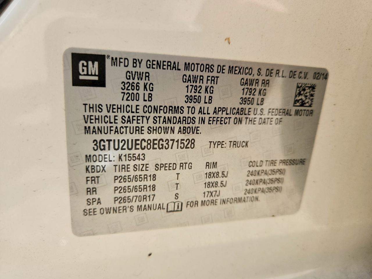 2014 GMC Sierra K1500 SLE