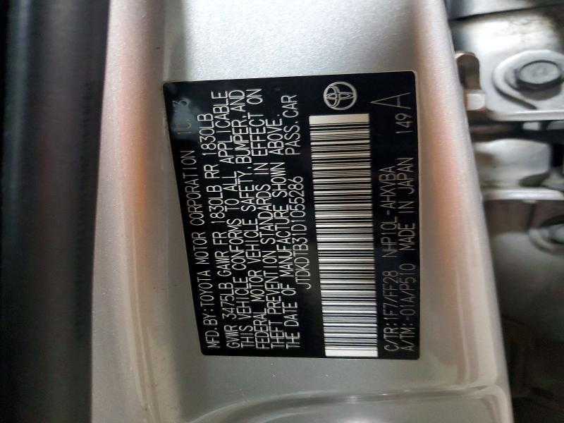 2013 Toyota Prius c two