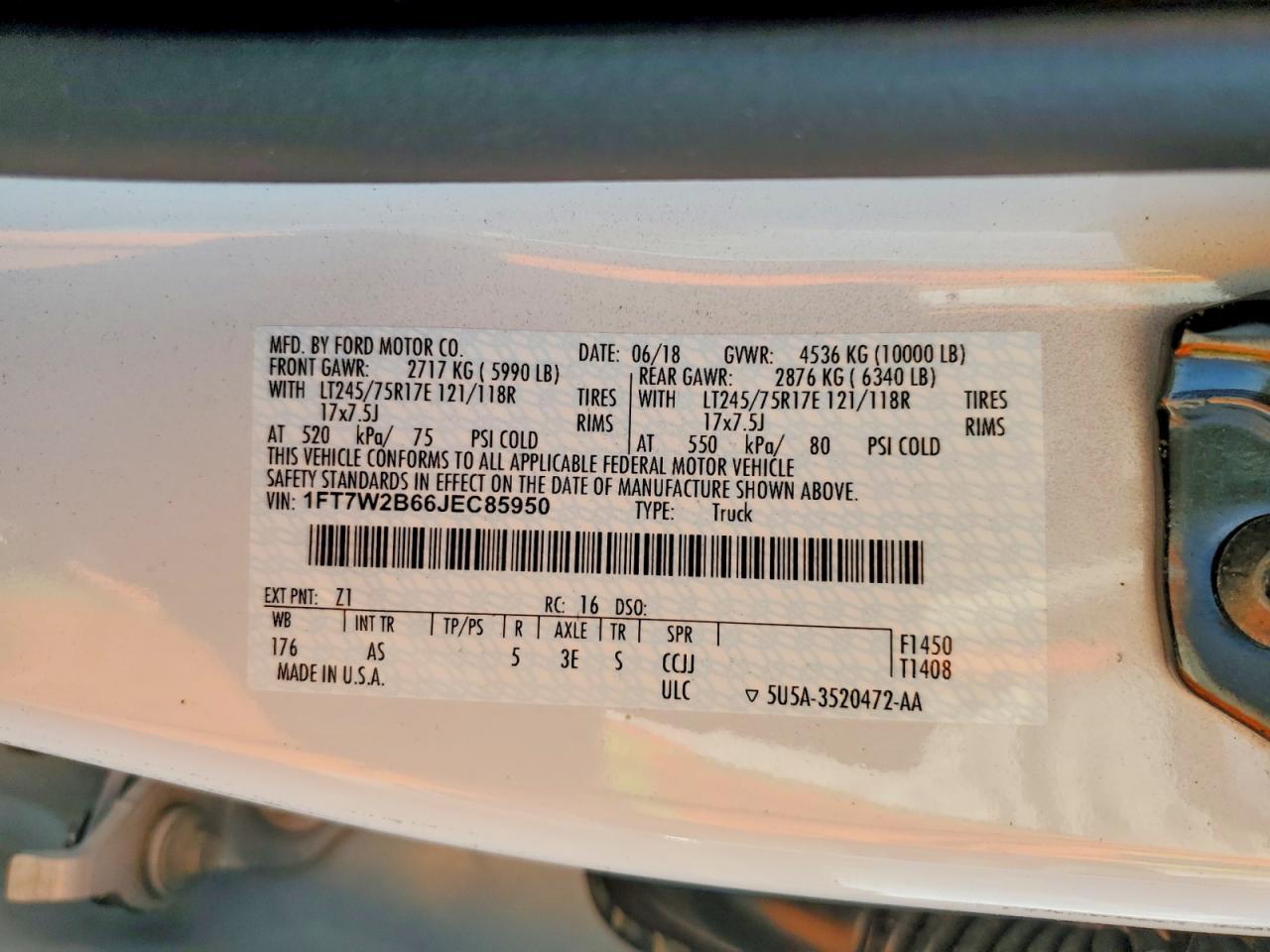 2018 Ford F250 Super Duty