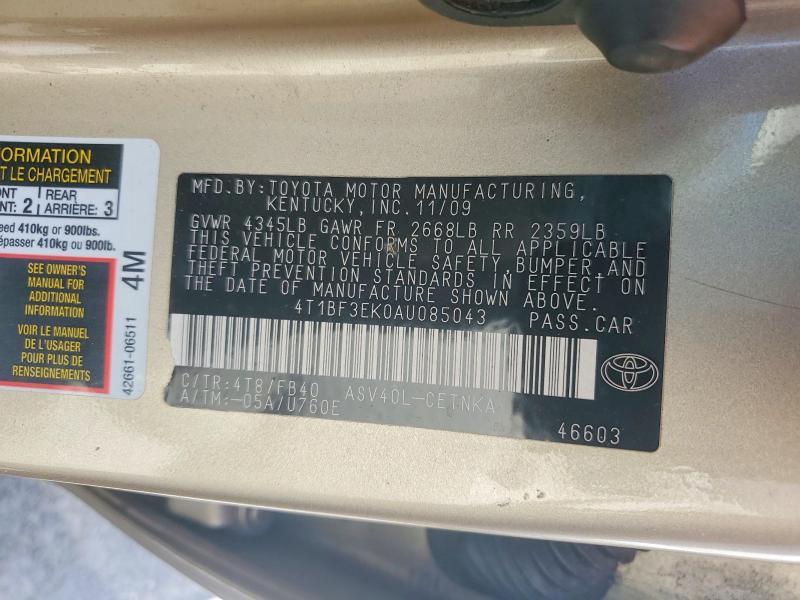 2010 Toyota Camry Base