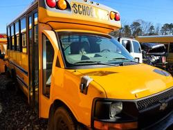 Salvage trucks for sale at Glassboro, NJ auction: 2012 Chev 2012 Collins Bantam G3500-School Bus
