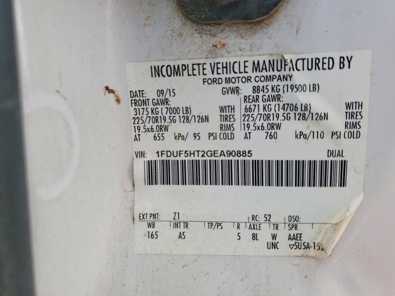 2016 Ford F550 Super Duty Flatbed Truck