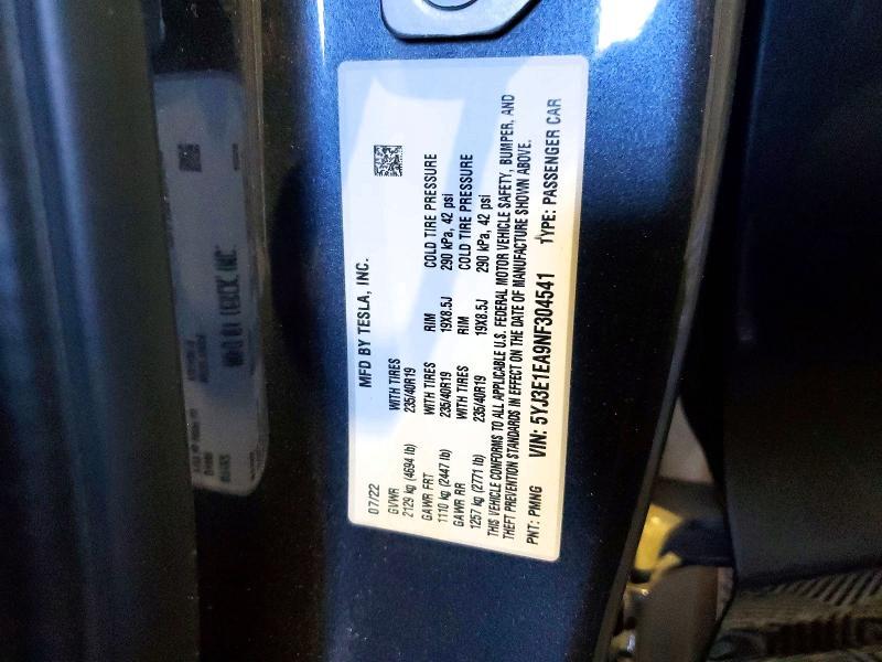 2022 Tesla Model 3