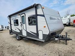 Salvage trucks for sale at Fort Wayne, IN auction: 2016 Gulf Craft Inc. 2016 Gulf Stream AMERI-LITE Camper