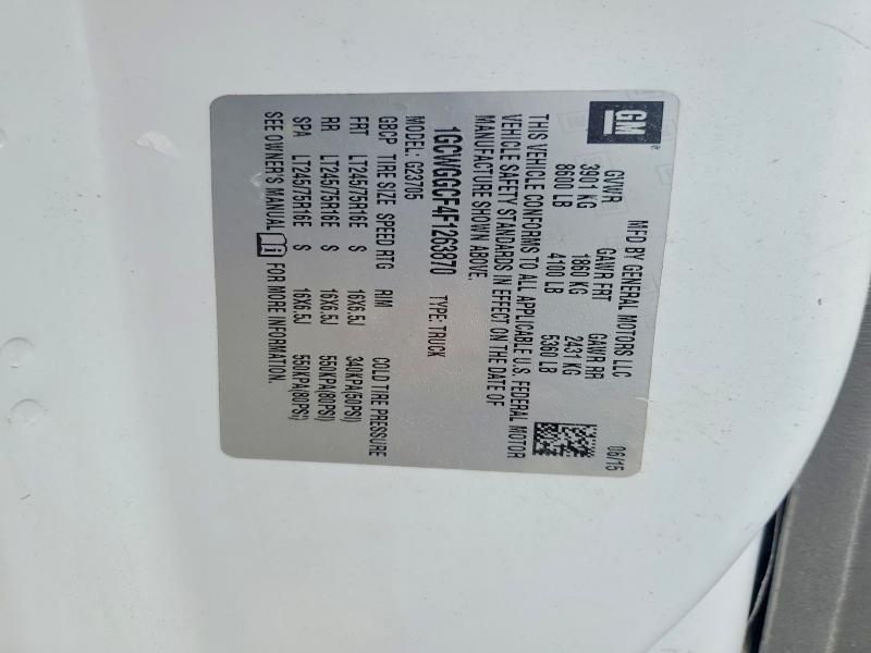 2015 Chev Express G2500