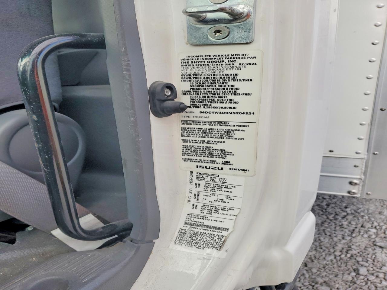 2021 Isuzu NPR HD Delivery Truck