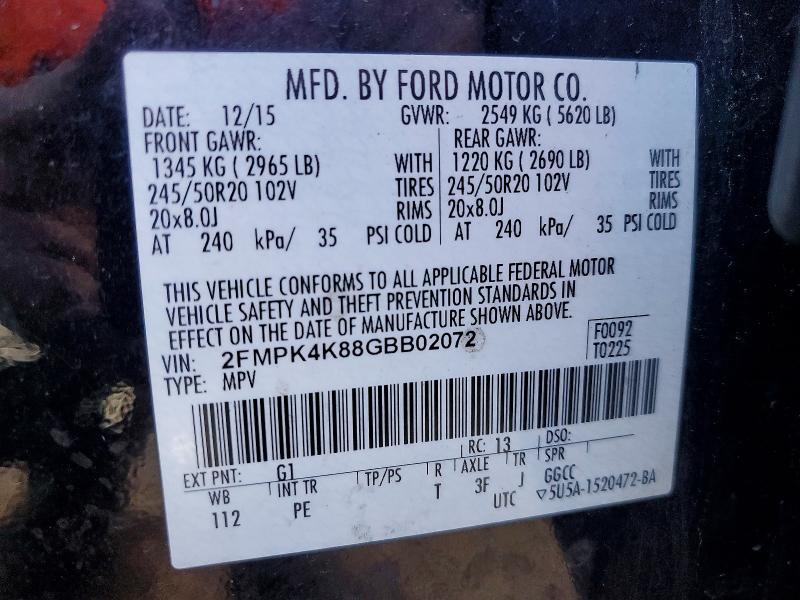 2016 Ford Edge Titanium