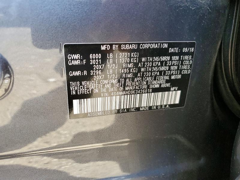 2019 Subaru Ascent Premium